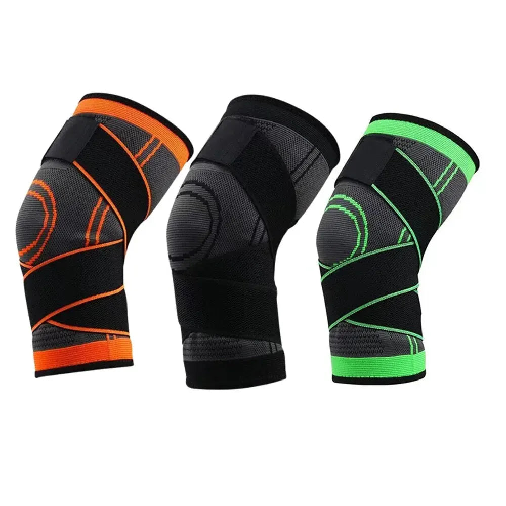 Pressurized Elastic Knee Pad Support