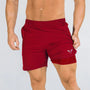 Men's Double-Deck Fitness Sports Shorts