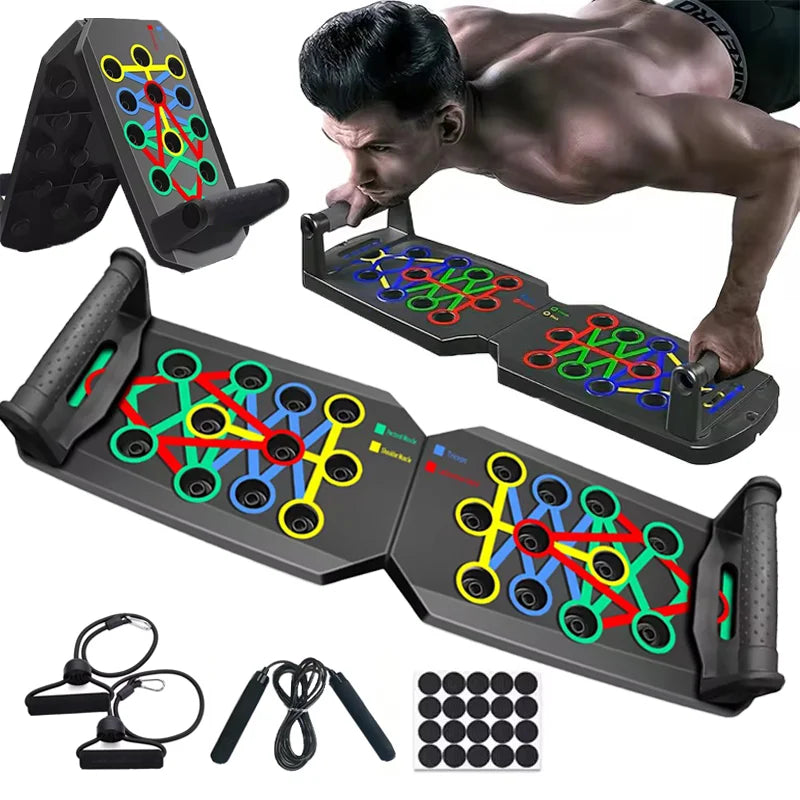 Multifunctional Foldable Push-Up Bar for Chest