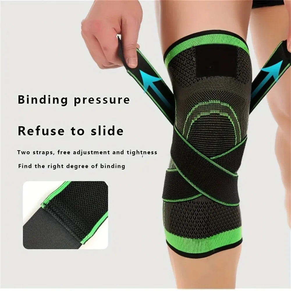 Pressurized Elastic Knee Pad Support