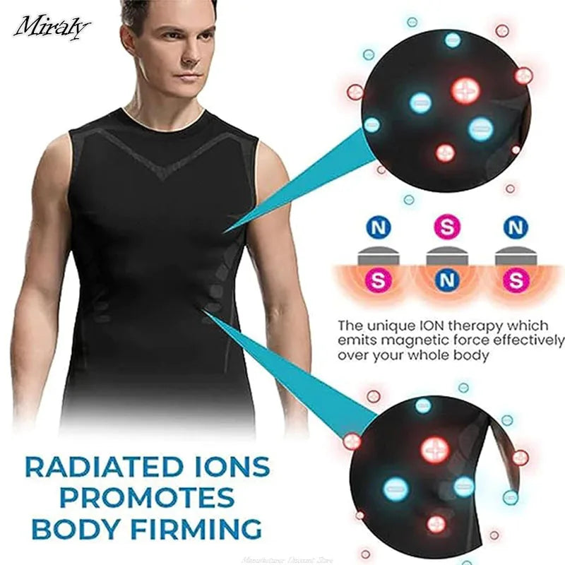 Sleeveless Tight Compression Tank Top Body Shaper